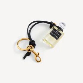 Fragrance miniature bottle charm in black Fragrance miniature bottle charm in black
