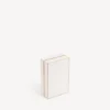 Fragrance pill box in ivory white dix