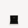 Fragrance pill box in ivory white dix