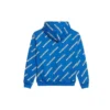 Full Print Alphabet Logo hooded Drawstring Hoodie Blue 612959TIV715011