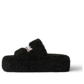 Furry Platform Slides “Black” 762826W2DO11096