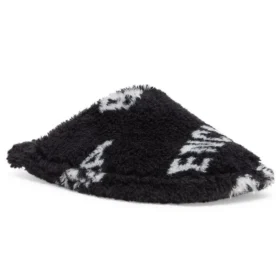 Furry Slides “Allover Logo – Black” 699675W2B411090