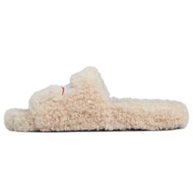 Furry Slides “Beige” 654261W2DO19796
