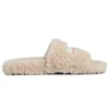 Furry Slides “Beige” 654261W2DO19796