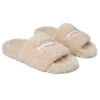 Furry Slides “Beige” 654261W2DO19796