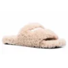 Furry Slides “Beige” 654747W2DO19796