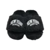 Furry Slides “Black” 654261W2DO21008