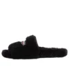 Furry Slides “Black” 654747W2DO11096