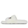 Furry Slides “White” 654261W2DO19906