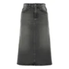 FW21 A Line Skirt “Washed Grey Denim” 646913TBP477767