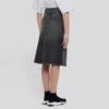 FW21 A Line Skirt “Washed Grey Denim” 646913TBP477767