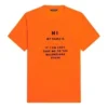 FW21 Elastic Slim Fit Short Sleeve Orange 661705TKVH57513