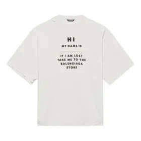 FW21 HI MY NAME IS WIDE FIT Tee 661715TKVF19081