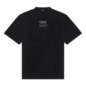 FW21 Knit Loose Short Sleeve Black 651795TJV900107
