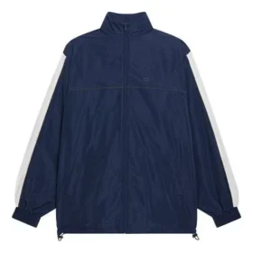 FW21 Logo Splicing Loose Jacket Unisex Navy Blue 663065TKO484063