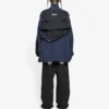 FW21 Logo Splicing Loose Jacket Unisex Navy Blue 663065TKO484063