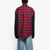FW21 Long-Sleeved Shirt Red 658936TBM238521