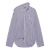 FW21 Stripe Long Sleeved Shirt Dark-Blue 663034TIM368502
