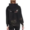 Gaffer Zip-Up Hoodie Small Fit “Black White Red” 720424-TNVK5-1089