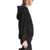 Gaffer Zip-Up Hoodie Small Fit “Black White Red” 720424-TNVK5-1089