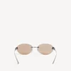Gossip oval af sunglasses in dark ruthenium/brown Gossip oval af sunglasses in dark ruthenium/brown