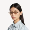 Gossip oval af sunglasses in dark ruthenium/brown Gossip oval af sunglasses in dark ruthenium/brown