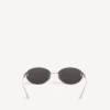 Gossip oval af sunglasses in silver/black Gossip oval af sunglasses in silver/black