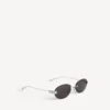 Gossip oval af sunglasses in silver/black Gossip oval af sunglasses in silver/black