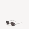 Gossip oval af sunglasses in silver/black Gossip oval af sunglasses in silver/black