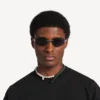 Gossip oval af sunglasses in silver/black Gossip oval af sunglasses in silver/black