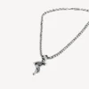 Goth snake necklace in antique silver Goth snake necklace in antique silver