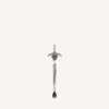 Goth sword earring in silver