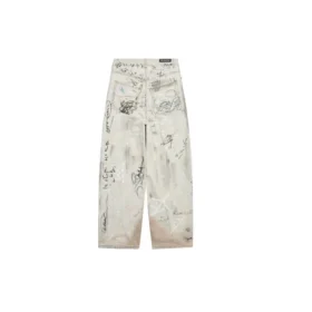 Graffiti Baggy Pants “Grey” 745223TBP475411