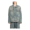 Graffiti Denim Jacket “Light Blue” 721708TOW664036