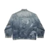 Graffiti Oversized Jacket “Light Blue” 745048TNW014012