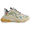 Gucci x Balenciaga The Hacker Project Triple S “Flora Print” 677195-UL110-8461