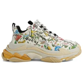 Gucci x Balenciaga The Hacker Project Triple S “Flora Print” 677195-UL110-8461