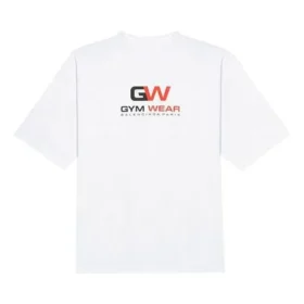 Gym Wear Loose Short Sleeve White 620941TIVD59000