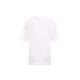 Gym Wear Loose Short Sleeve White 620969TIVD59000