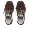 Hamptons Suede Sneaker “Dark Brown Grey” 841765WHPSU2290WHITE