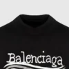 Hand-Drawn Balenciaga T-Shirt “Black” 641675TNVE71197