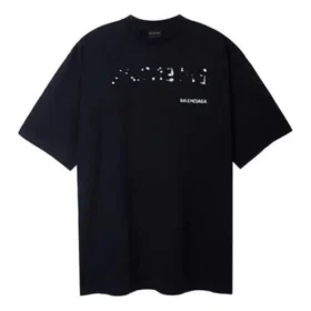 Hand Drawn Balenciaga T-Shirt Large Fit “Black” 641675TOVO51070