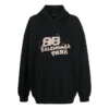 Hand-Drawn BB Icon Hoodie Large Fit “Black” 620973TNVQ11059