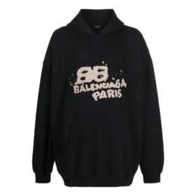 Hand-Drawn BB Icon Hoodie Large Fit “Black” 620973TNVQ11059