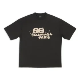 Hand-Drawn BB Icon T-Shirt Medium Fit “Black” 612966TNVN41059