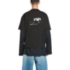 Hand-Drawn BB Icon T-Shirt Medium Fit “Black” 612966TNVN41059