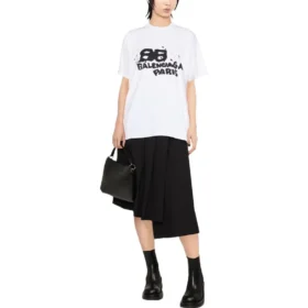 Hand-Drawn BB Icon T-shirt Medium Fit “White” 612965TNVN49040