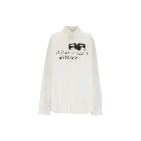 Hand-Drawn BB Long Sleeve Shirt Oversized “White” 725722TYB189000
