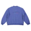 Hand-Drawn Political Campaign Oversized Sweatshirt “Blue” 720428TNVE84119