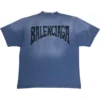 Hand-Drawn T-shirt “Blue” 764235TPVU42671